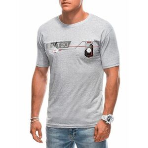 LegyFerfi Trendi szürke póló felirattal S1912 kép