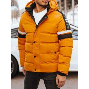 Dstreet Trendi mustár sárga téli kabát kép