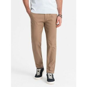 Ombre Clothing Fekete halvány barna nadrág slim fit V2 PACP-0186 kép