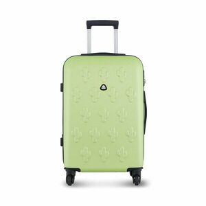 Közepes bőrönd Semi Line T5631-4 Zöld kép