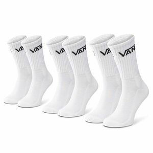 3 pár uniszex hosszú szárú zokni Vans Mn Classic Crew VN000XRZ White WHT1 kép