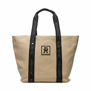 Táska Tommy Hilfiger Th Sport Luxe Tote AW0AW15732 White Clay AES kép