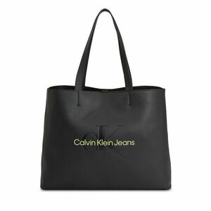 Táska Calvin Klein Jeans Sculpted Slim Tote34 Mono K60K610825 Black/Dark Juniper 0GX kép