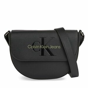 Táska Calvin Klein Jeans Sculpted Saddle Bag22 Mono K60K611223 Black/Dark Juniper 0GX kép