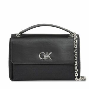 Táska Calvin Klein Re-Lock Conv Shoulder Bag_Jcq K60K611755 Black Jacquard Mono 0GK kép