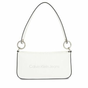 Táska Calvin Klein Jeans Sculpted Shoulder Pouch25 Mono K60K610679 White/Silver Logo 0LI kép