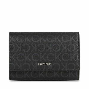 Nagy női pénztárca Calvin Klein Ck Must Bifold/Cardhldr_Epi Mono K60K611775 Black Epi Mono 0GJ kép
