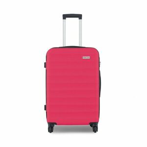 Közepes bőrönd Semi Line T5633-4 Rózsaszín kép