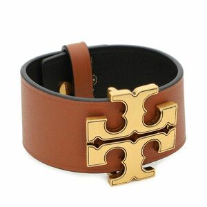 Karkötő Tory Burch Eleanor Leather Bracelet 143767 Antique Brass/Classic Cuoio 960 kép