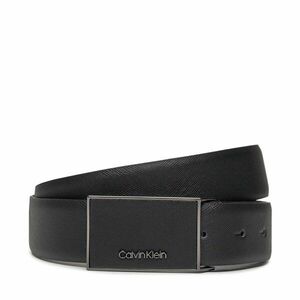 Férfi öv Calvin Klein Leather Inlay Plaque 35M K50K511761 Ck Black Saffiano BEH kép