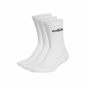 Unisex Magasszárú Zokni adidas Linear Crew Cushioned Socks 3 Pairs HT3455 white/black kép