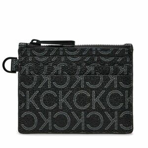 Bankkártya tartó Calvin Klein Ck Must Mono 6Cc Holder W/Zip K50K511678 Classic Mono Black 0GJ kép