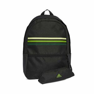 Hátizsák adidas Classic Horizontal 3-Stripes Backpack HY0743 Black/Pullim kép