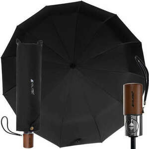 Összecsukható esernyő fekete színben kép