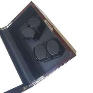 Óratartó doboz iUni Luxury Watch Winder 4, Mahagóni-Fekete kép