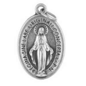 Csodás Mária ezüst színű fém érem, 22 mm kép