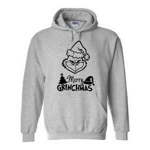 Merry Grinchmas pulóver - egyedi mintás, 4 színben, 5 méretben kép