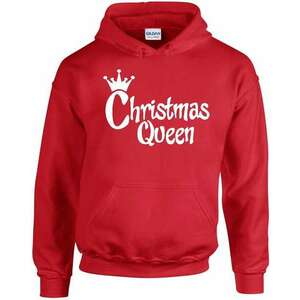 Christmas Queen pulóver - egyedi mintás, 4 színben, 5 méretben kép