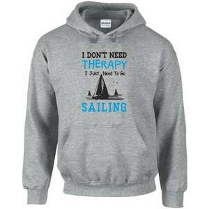 Sailing therapy pulóver - egyedi mintás, 4 színben, 5 méretben kép