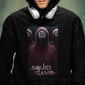 Squid game kép pulóver - egyedi mintás, 4 színben, 5 méretben kép