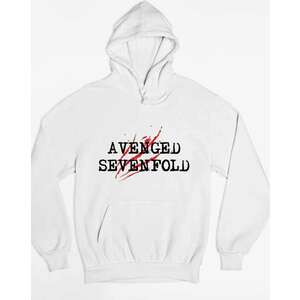 Avenged Sevenfold tépett logós pulóver - egyedi mintás, 4 színben... kép