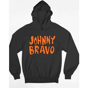 Johnny Bravo felirat pulóver - egyedi mintás, 4 színben, 5 méretben kép