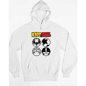 Kiss Ball szimbólumok pulóver - egyedi mintás, 4 színben, 5 méretben kép