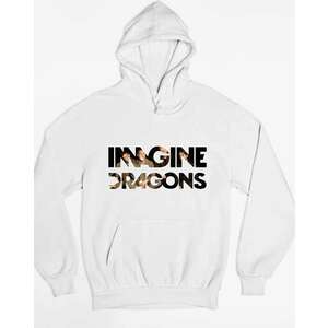 Imagine Dragons színes feliratú pulóver - egyedi mintás, 4 színbe... kép