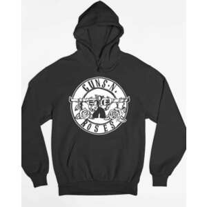 Guns N' Roses fehér kör logó pulóver - egyedi mintás, 4 színben, ... kép