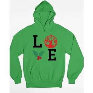 Love Christmas pulóver - egyedi mintás, 4 színben, 5 méretben kép