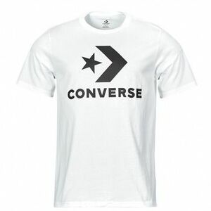 Rövid ujjú pólók Converse STAR CHEVRON TEE WHITE kép