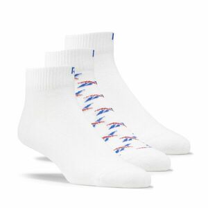 Rövid unisex zoknik Reebok Classics Ankle Socks 3 Pairs GD1030 white/vector blue/vector red kép