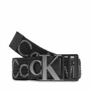 Férfi öv Calvin Klein Jeans Monogram Slider Webbing Belt35Mm K50K511819 Black/Pinstripe Grey 01R kép