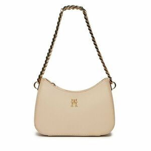 Táska Tommy Hilfiger Th Refined Chain Shoulder Bag AW0AW16079 White Clay AES kép