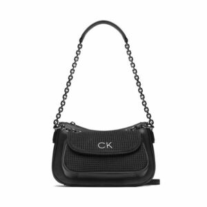 Táska Calvin Klein Re-Lock Dbl Shoulder Bag Perf K60K610620 BAX kép