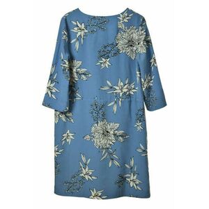 Comma kék, virágmintás női ruha – 40 kép