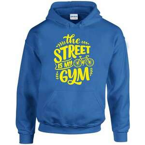 The street is my gym pulóver - egyedi mintás, 4 színben, 5 méretben kép