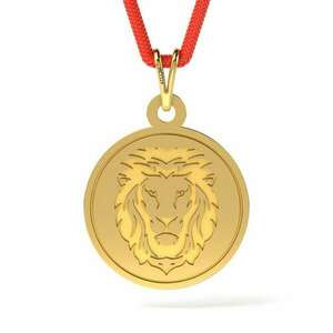 Sárga arany medál Leo modellfüzérrel kép