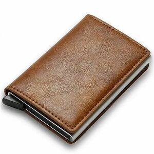 Egyszerű barna pénztárca kép
