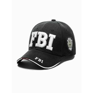 Inny Trendi fekete siltes sapka FBI H115 kép