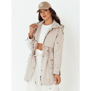 Dstreet Modern női ecru színű párka kabát Brens kép