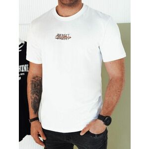 Dstreet Trendi fehér póló felirattal kép