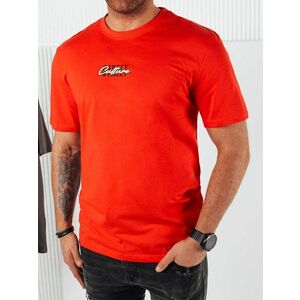 Dstreet Narancssárga póló trendi felirattal kép