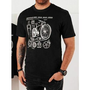 Dstreet Trendi fekete póló kerékpárosok számára kép