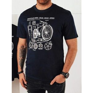 Dstreet Trendi sötét kék póló kerékpárosok számára kép