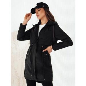 Dstreet Trendi fekete párka kabát Pertha kép