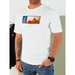 Dstreet Fehér eredeti póló lenoymattal kép