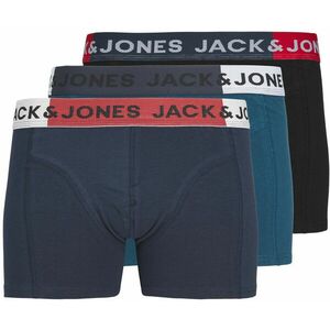 Jack&Jones PLUS Jack&Jones PLUS 3 PACK - férfi boxeralsó JACCOLOR 12243751 Black 4XL kép