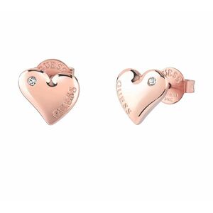 Guess Guess Gyönyörű bronz fülbevaló Fluid Hearts JUBE02303JWRGT/U kép