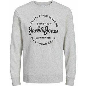 Jack&Jones Jack&Jones Férfi melegítőfelső JJFOREST Standard Fit 12248002 White Melange XXL kép